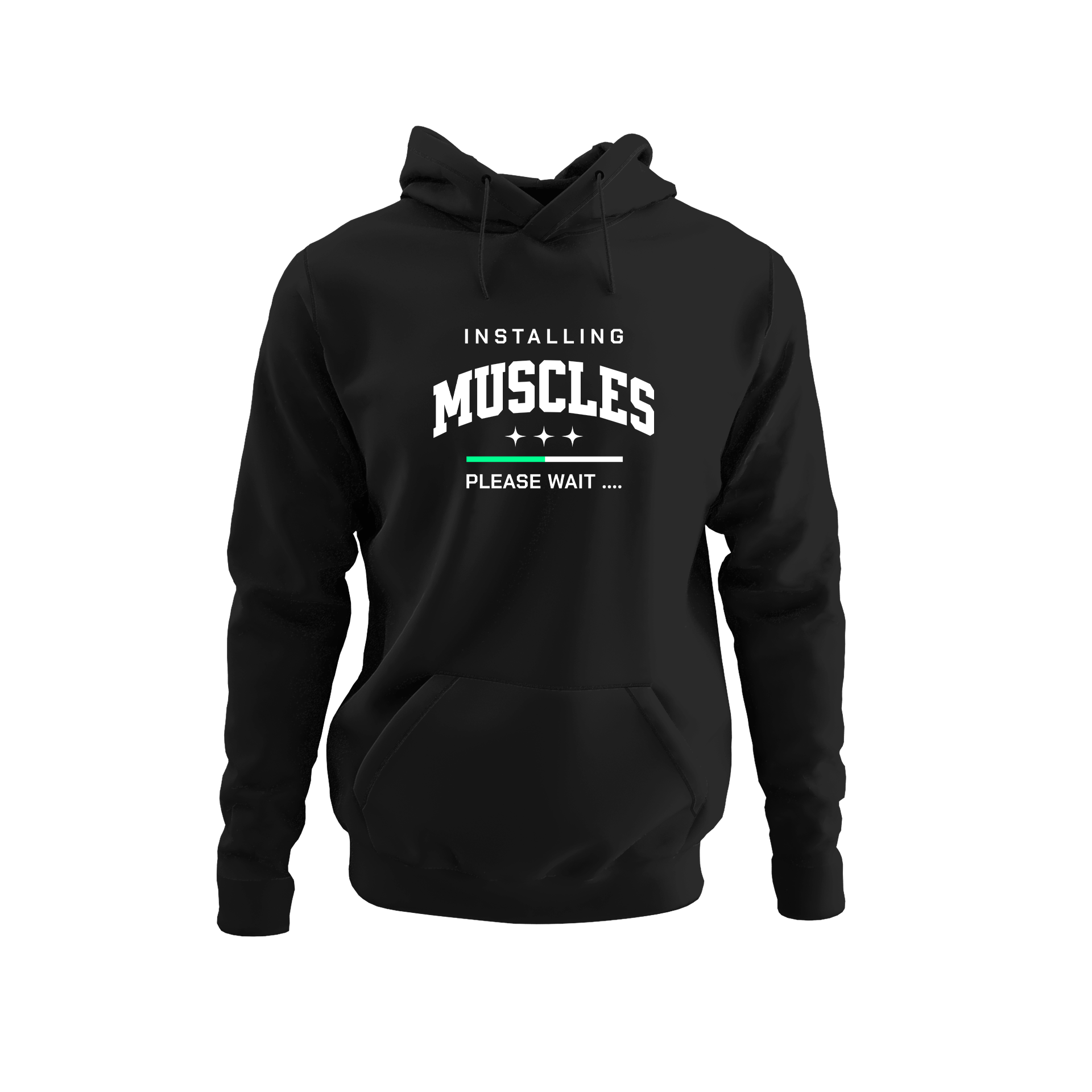 Alfaq Installing Muscles Quotes Hoodie